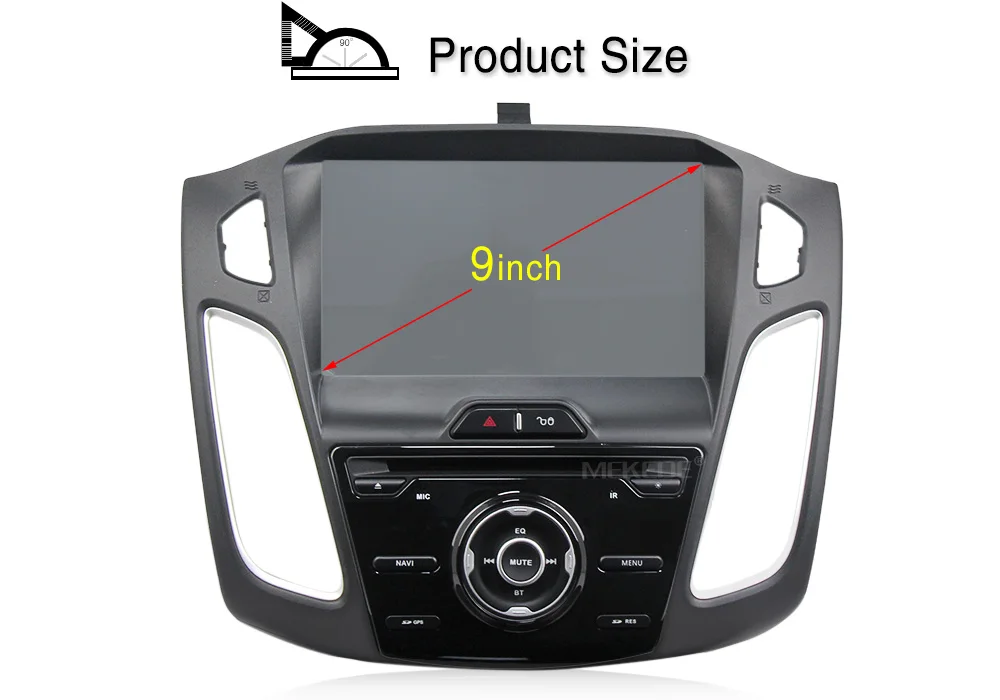 Sale MEKEDE in stock AutoRadio fit for Ford focus 2011-2015 with android 7.1 quad core system support GPS Navigation wifi bluetooth 3