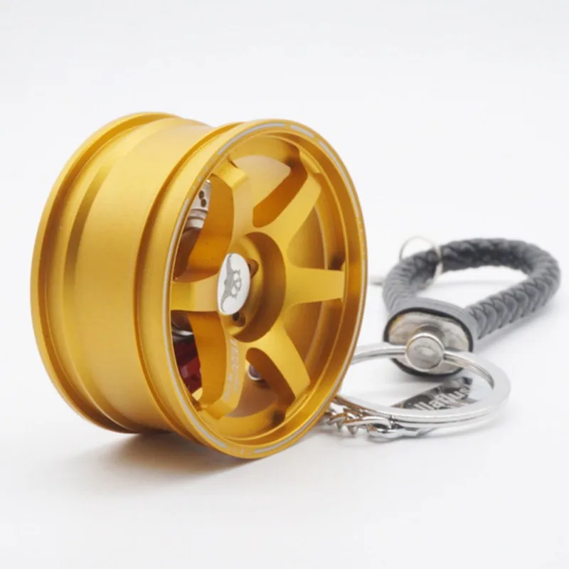 H Car Ornaments Metal Wheel Hub Hanging Ornaments Auto Interior Rear View Mirror Car Hanging Accessories Automobiles Gift - Название цвета: H