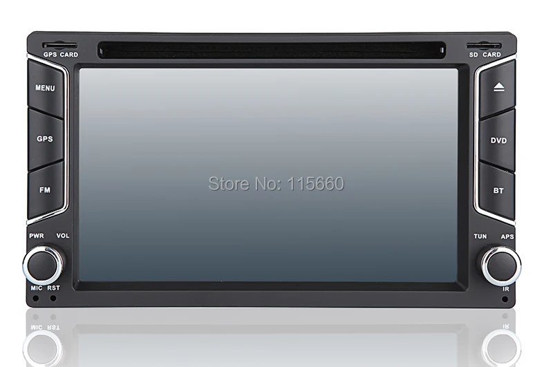 2 Din universal car DVD GPS Navigation 1