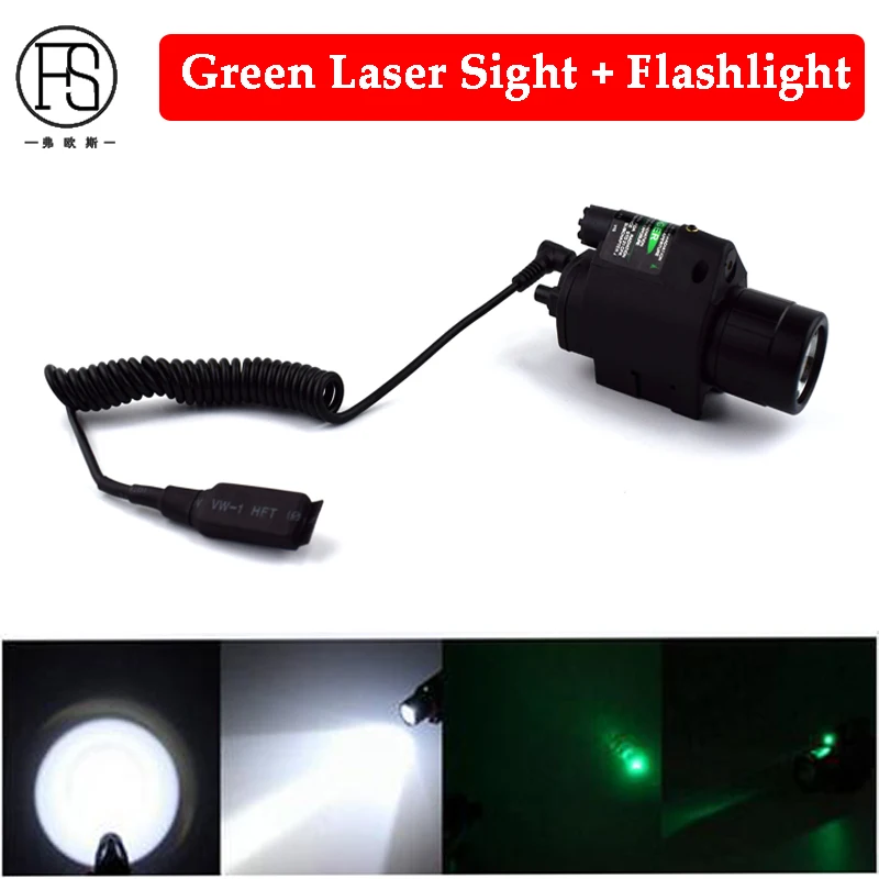 

Military Rifle Pistol M6 LED Flashlight + Red / Green Laser Sight Outdoor Tactical Hunting Airsoft Laser Sight Scope 20mm Rail