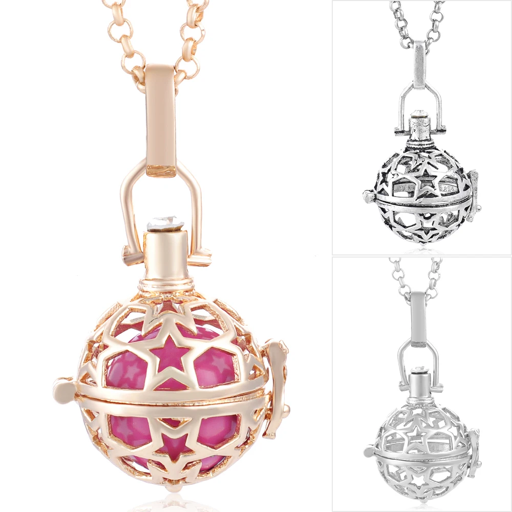 Vocheng Baby Chime Ball плавающий медальон бола ожерелье ангел АОН мама Детская Подвеска