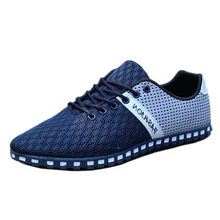 2016 Summer Style Men Shoes Breathable Mesh Shoes Outdoor Walking Shoe Comfortable Mens Casual Shoes Plus Size