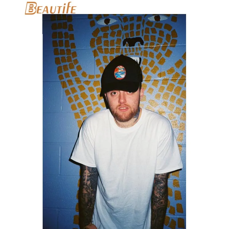 Новое поступление mac miller плакат ткань Шелковый украшения дома настенный
