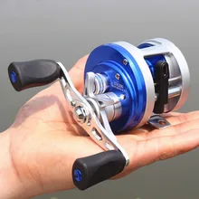Левая Правая рука литой барабан 11+ 1BB 4,7: 1 Рыболовная катушка Наживка кастинговая катушка металлическая для серфинга троллинг море baitcasing DA