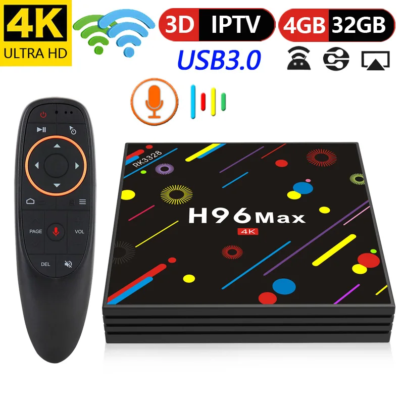 H96 MAX H2 Android 7.1 smart TV Box 4 GB RAM 32 GB ROM Set Top Box RK3328 2.4 g/5G Wifi USB 3.0 H.265 4 K Media Player pk MX10 H96 MAX H2 Android 7.1 smart TV Box 4 GB RAM 32 GB ROM Set Top Box RK3328 2.4 g/5G Wifi USB 3.0 H.265 4 K Media Player pk MX10