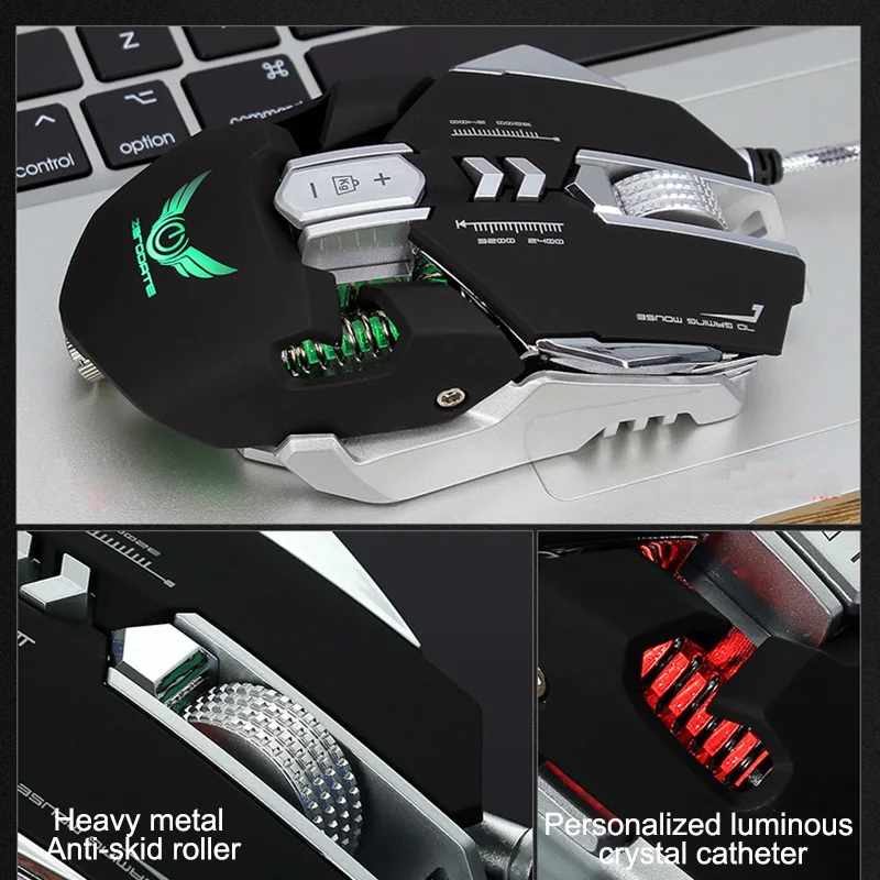 G9 игровая мышь проводная USB DPI Регулируемая макро программируемая геймерская