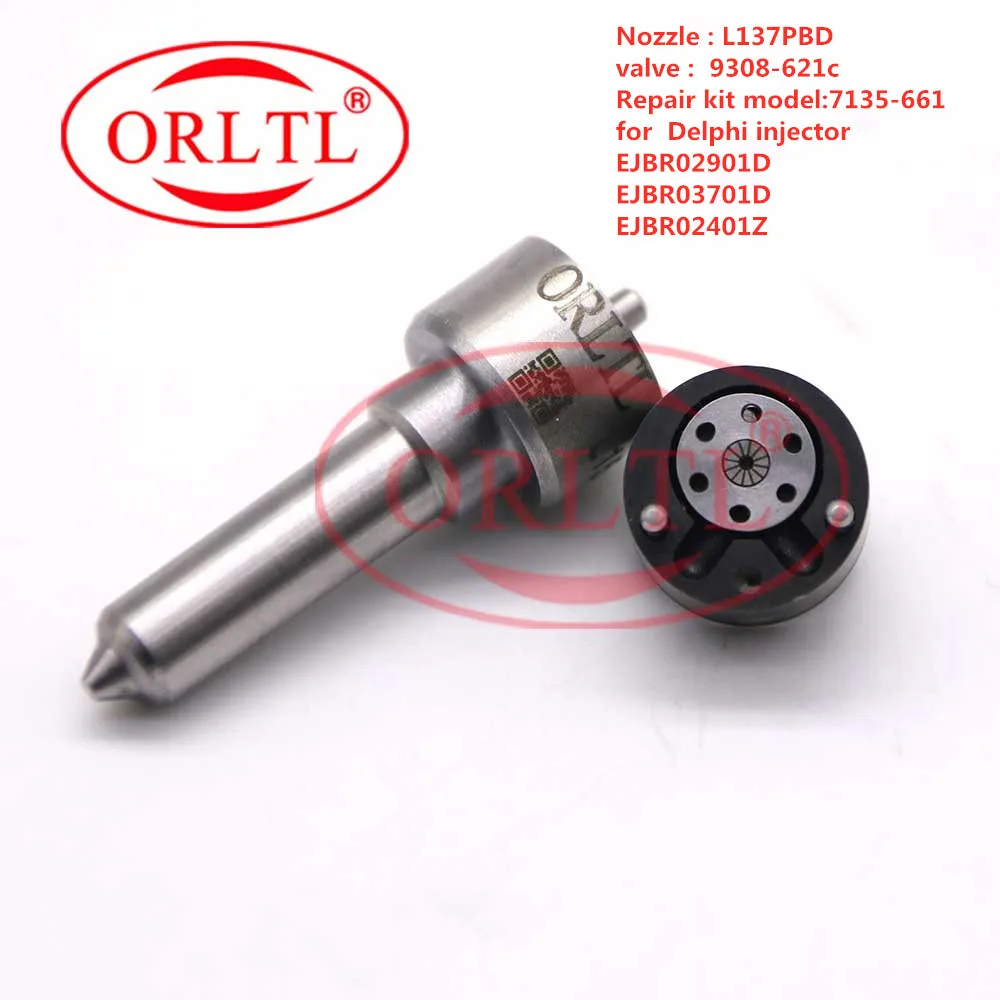 Orlit(7135-661) L137PBD+ 9308-621c Набор для ремонта инъекций Delphi CR Форсунка EJBR02901D EJBR03701D EJBR02401Z