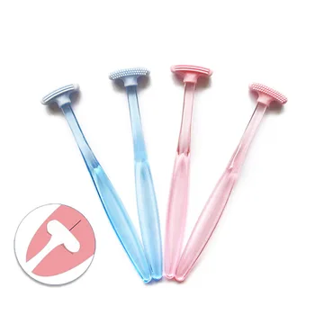 

Soft Tongue Brush Cleaning the Surface of Tongue Oral Cleaning Brushes Tongue Scraper Cleaner Fresh Breath Adults Health Care