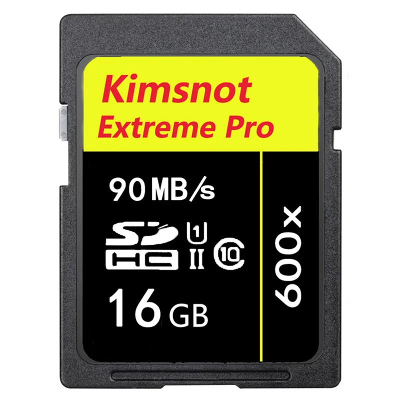 Карта памяти Kimsnot 600x32 ГБ SDHC класс 10 sd карта 16 Гб 64 128 256 SDXC высокоскоростная 90 МБ/с./с