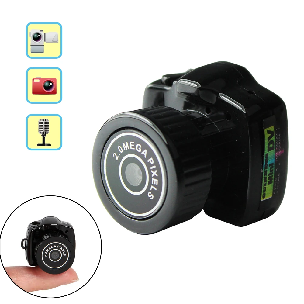 

Mini Camera DV Camcorder 480P Portable Micro Pocket Cam Video Audio Recorder Small DVR Thumb Camara Espia Webcam Gizli Kamera