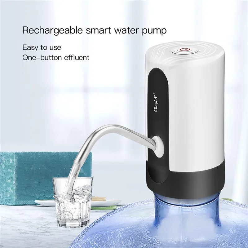 

Home Office Portable Automatic Electric Water Pump Drinking Bottle Switch USB Rechargeable Bottle Water Pump Universal Use