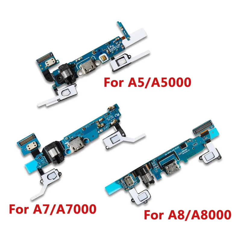 

Kwainee USB Charging Port board with Headphone jack microphone flex cable home button for Samsung A5 A5000 A7 A7000 A8 A8000