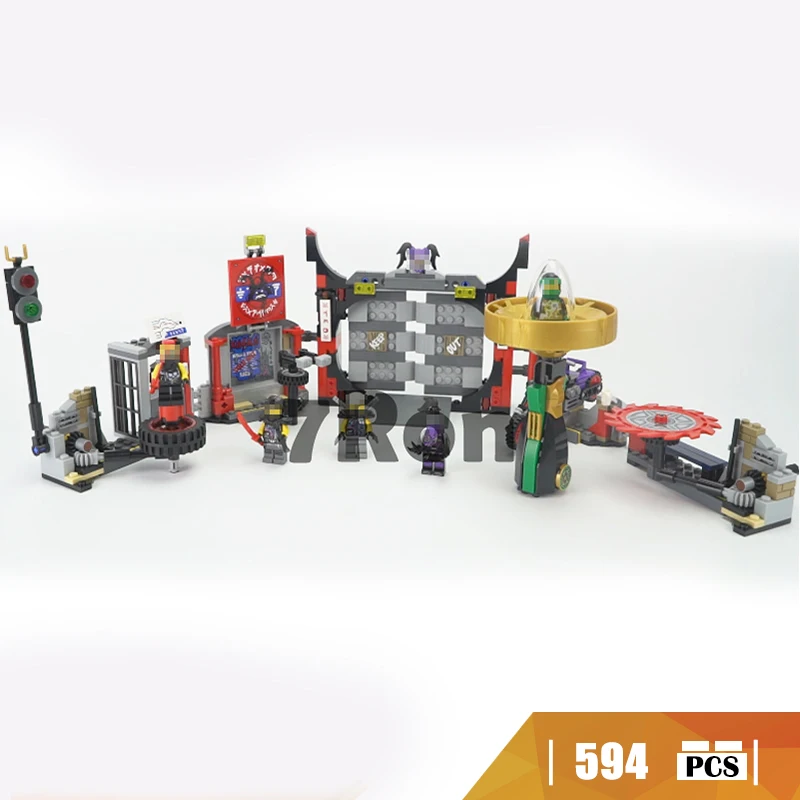 06075 Совместимость с лего Ninjago 70640 Lloyd вошел в подземелье модель здания игрушки