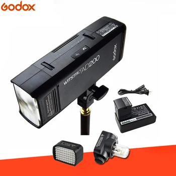 

Godox AD200 TTL 2.4G HSS 1/8000s Pocket Flash Light Double Head 200Ws with 2900mAh Lithium Battery Strobe Flash for Canon Nikon