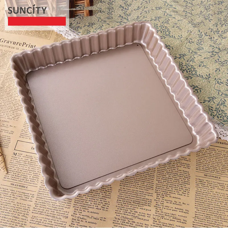 9 inch Metal Nonstick Cake Baking Pans Square Tortilla Biscuit Baking