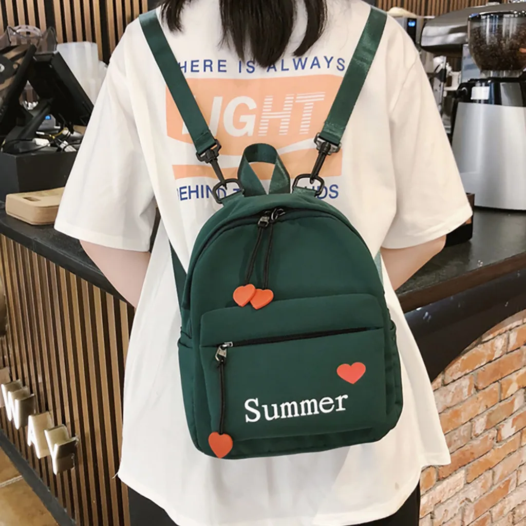 

Maison Fabre 2019 Women's Fashion Backpack Waterproof Nylon Bag Love Letter Shoulder Bag backpack women black dropshipping 715#