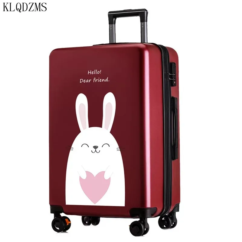 Корейский чемодан на колесиках KLQDZMS 24 дюйма 20 дюймов женская сумка для