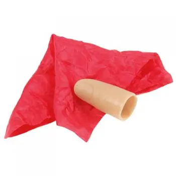 

2 x Thumb Tip & Cloth Vanish Vanishing Magic Trick Play Toy Halloween Party Prank Prop