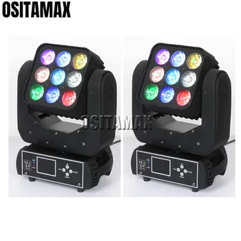 

2pcs/lot DMX Disco Light Matrix Beam 9x12w Moving Head Stae Light RGBW 4IN1 LED Lamp Beam Moving Heads
