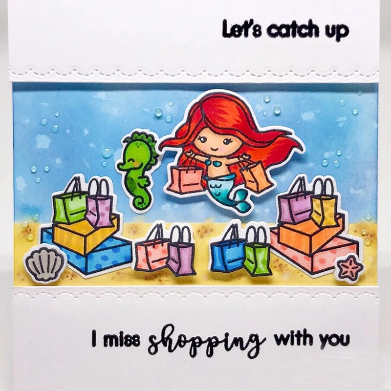 

JC Catch Up Metal Cutting Dies and Rubber Stamps Stencil Craft Cut Die for Scrapbooking Handmade Album Card Making Decoration