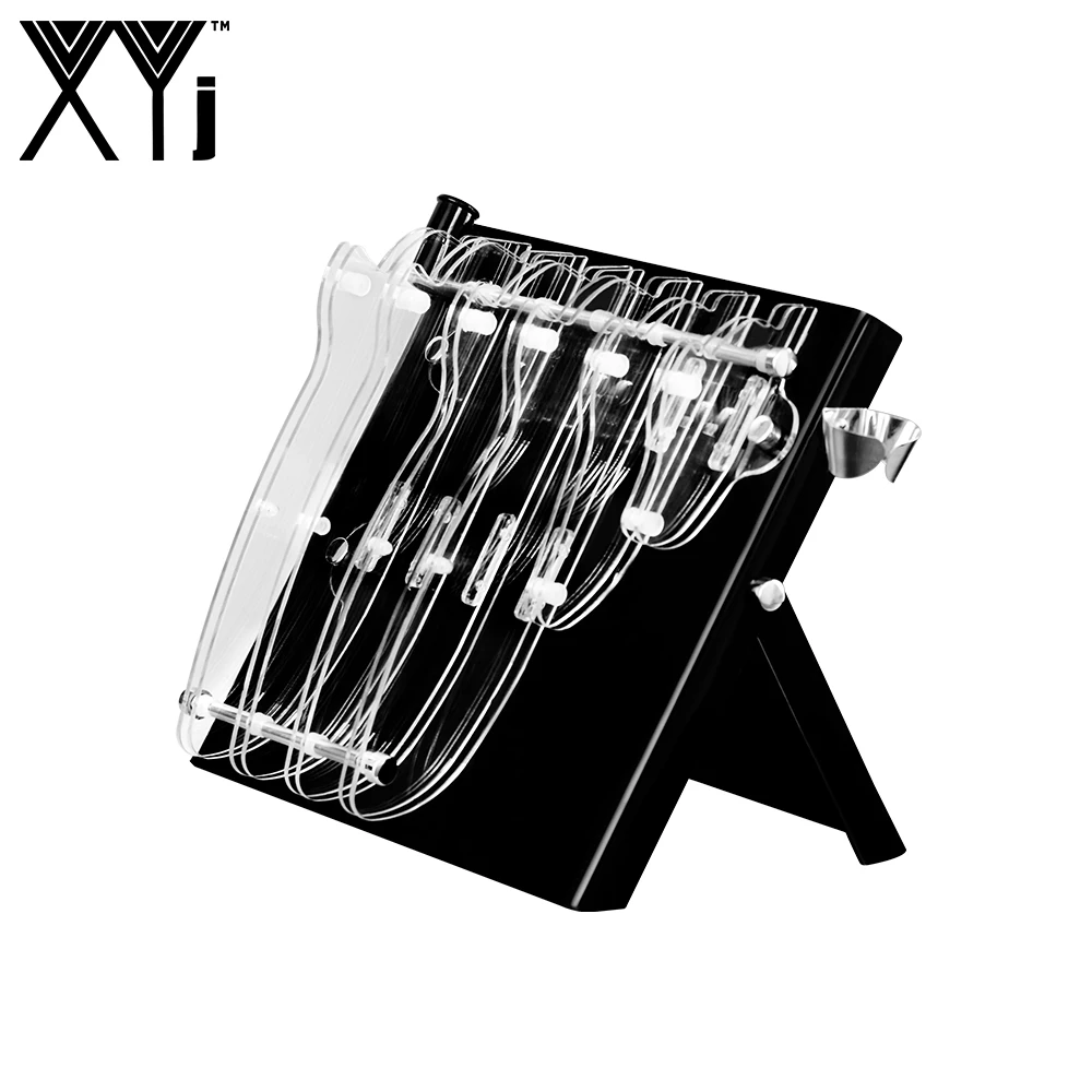 XYj Knife Holder 8 Piece Black Acrylic PP+ABS For Kitchen Knife