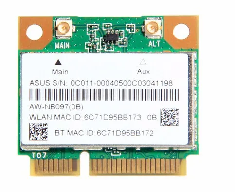 Atheros ar5b225 WI-FI n WLAN Беспроводная BT Bluetooth 4.0 половина карты для HP 655795-001 654825-001(12931
