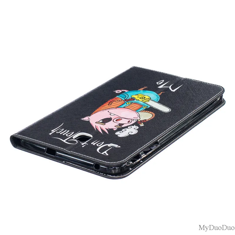 For  Samsung Galaxy Tab E 8.0 SM-T377 T375 T377V  Tablet Case Cover Boy Girls  Cartoon Bear  Butterfly Wallet PU Leather Case  (24)