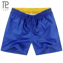 Шорты Для мужчин с эластичной резинкой на талии мужские шорты кэжуал, летние пляжные шорты, быстросохнущие пляжные обшитые мужские Шорты однотонные шорты брендовая одежда# A0