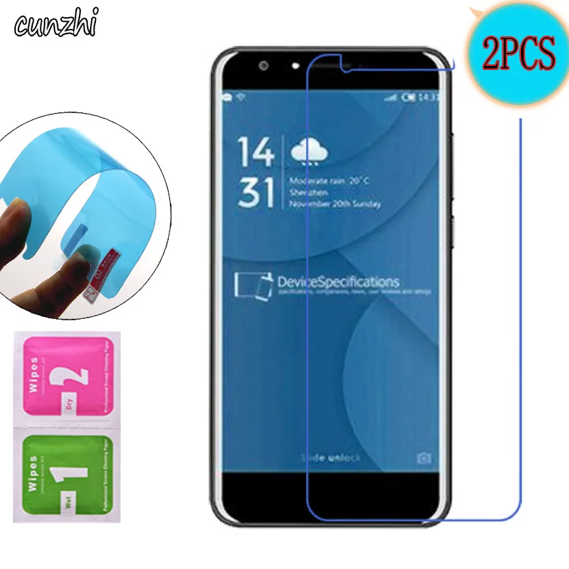 

2PCS For Doogee Y6 Ultra Clear TPU Nano Explosion proof Screen Protector For Doogee Y6 Protective Mobile Phone Film