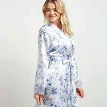 Новая женская сексуальная одежда для сна, кружевная одежда для сна, летние халаты для женщин, мягкая одежда для сна больших размеров