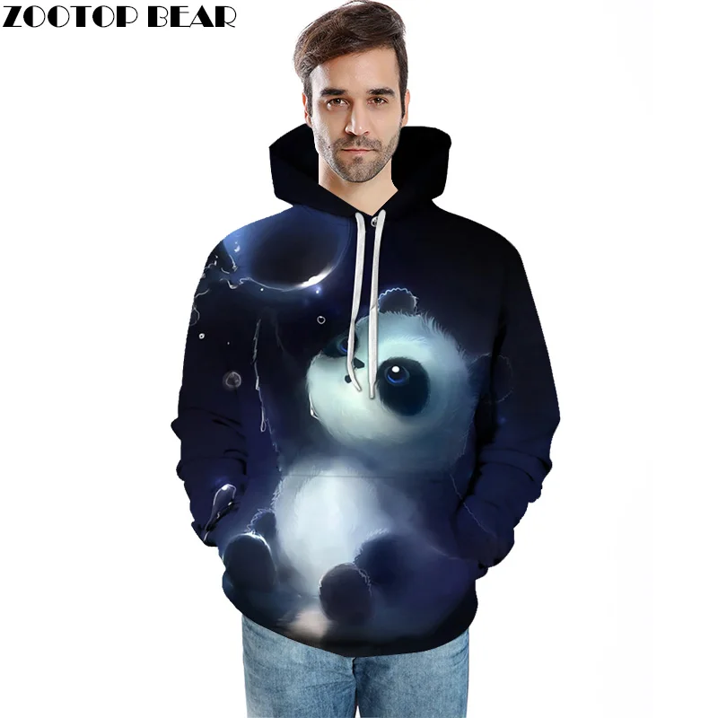 casaco de panda masculino