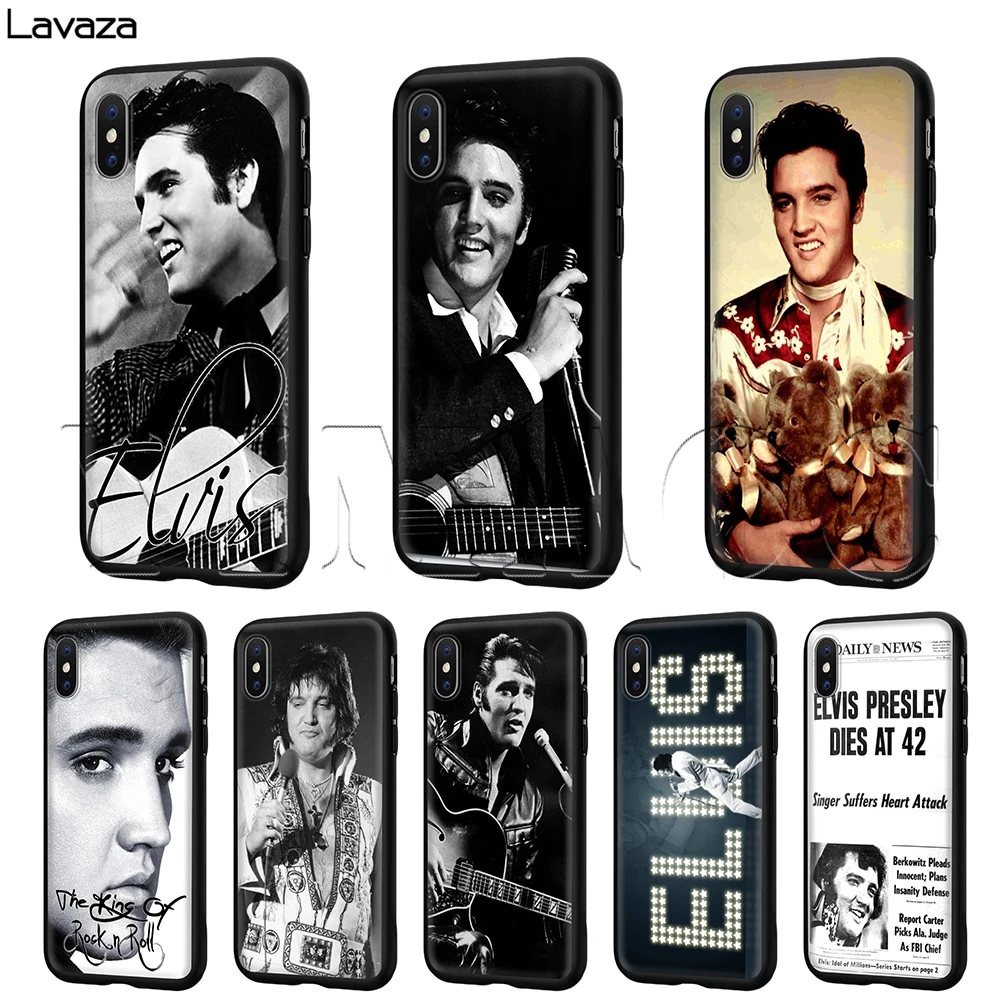 

Lavaza Elvis Presley Case for iPhone 11 Pro XS Max XR X 8 7 6 6S Plus 5 5s se