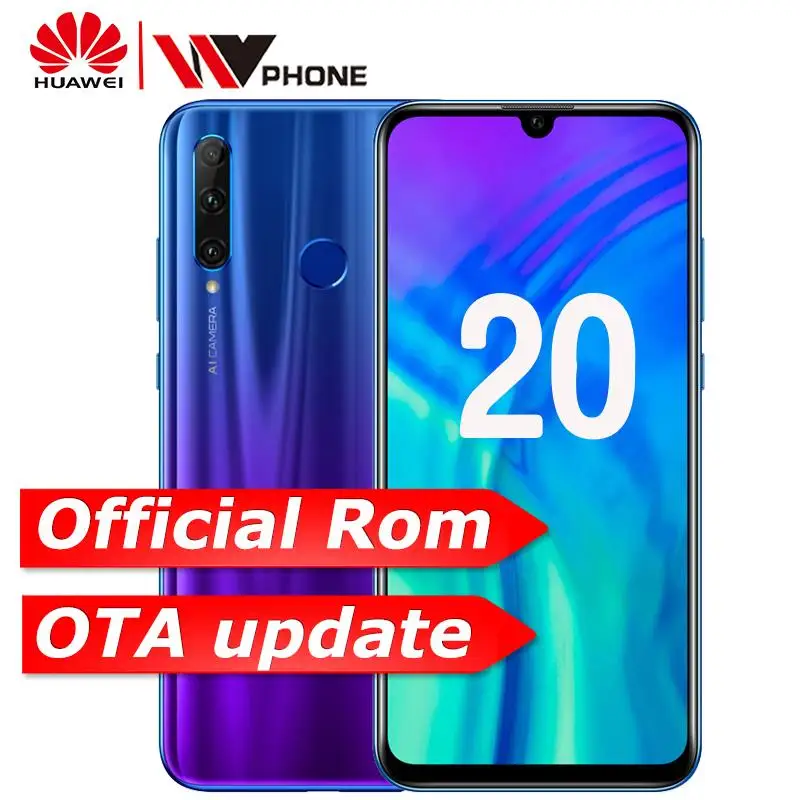 

Honor 20 honor 20 pro NFC Mobile Phone Kirin 980 Android 9.0 6.26 inch Screen 3750mAh Battery Smartphone