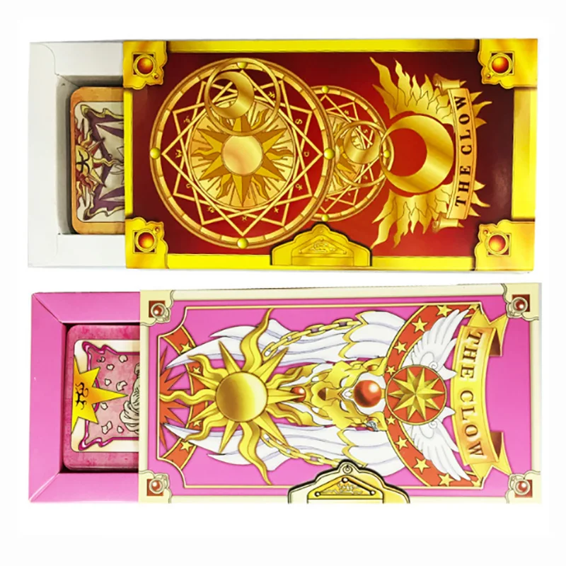Аниме Cardcaptor Сакура Клоу карты Косплей искатель карт Sakura карты с Сакурой Таро китайский/английский издание для астролога с коробкой