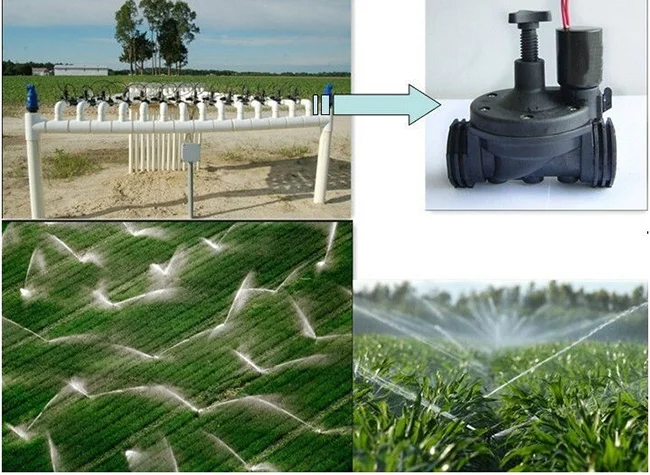 Поставка водосберегающего оросительного клапана 2 ходовой пластиковый клапан NC регулируемый клапан потока