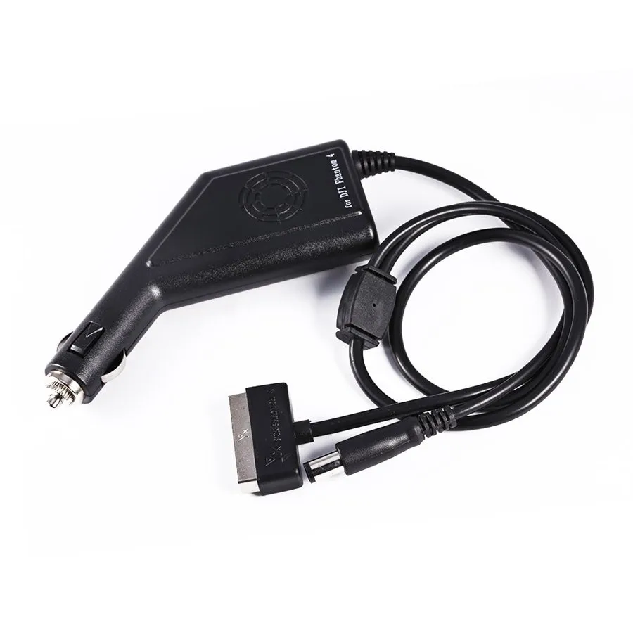 Black Car Charger 12V 4A For DJI Phantom 4 Quadcopter Accessories Outdoor Charging Accessory