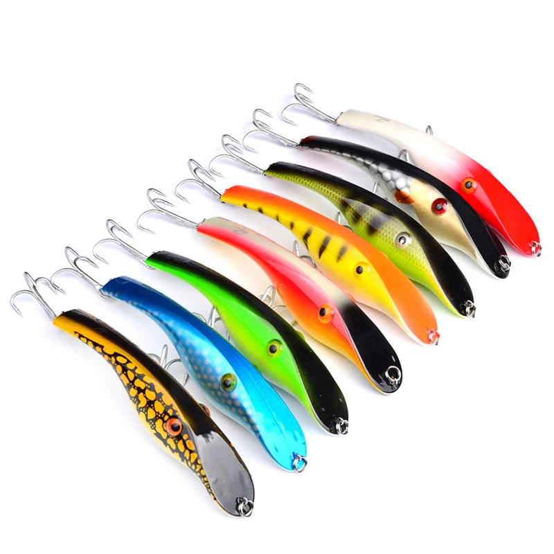 

ABS 3D Eyes Fishing Lures Pencil And VIB Artificial Wobblers Crankbait Fishing Tackle Bait With Carbon Steel Hook