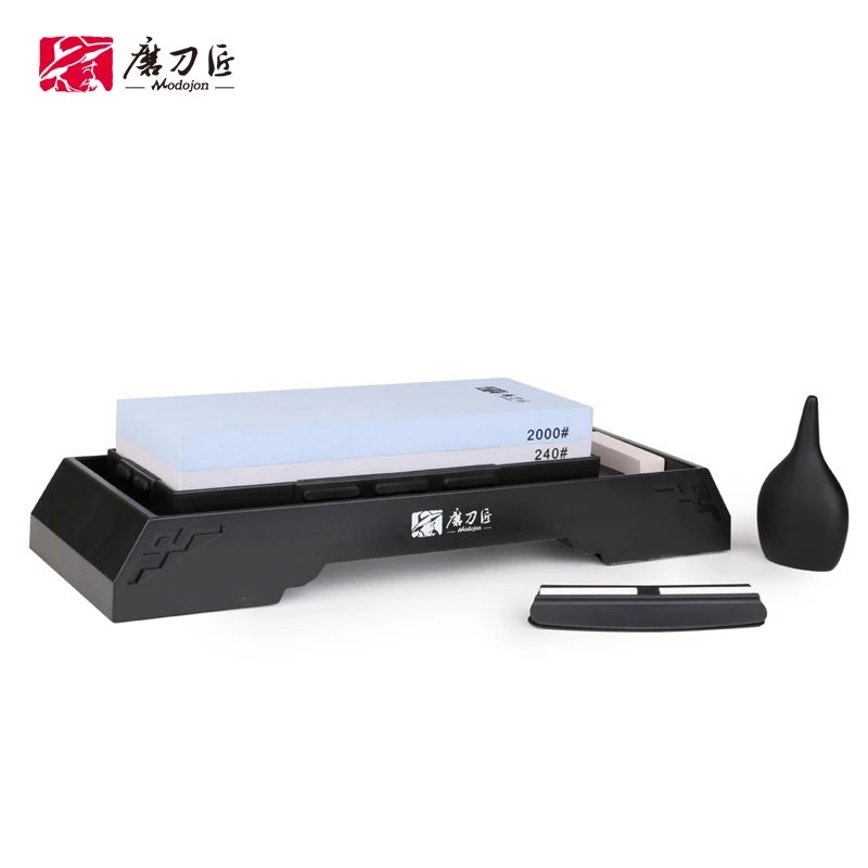  GRINDER 240/2000 mesh double-sided domestic knife sharpener for kitchen grindstone whetstone large  - 4000015215796