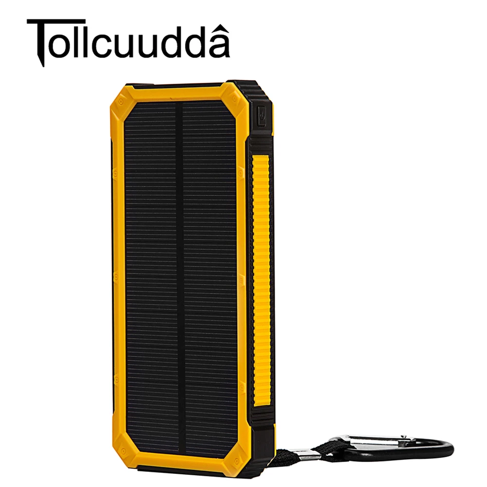 Портативный внешний аккумулятор на солнечной батарее 10000 мАч|mobil pover|10000mah solarbatterie