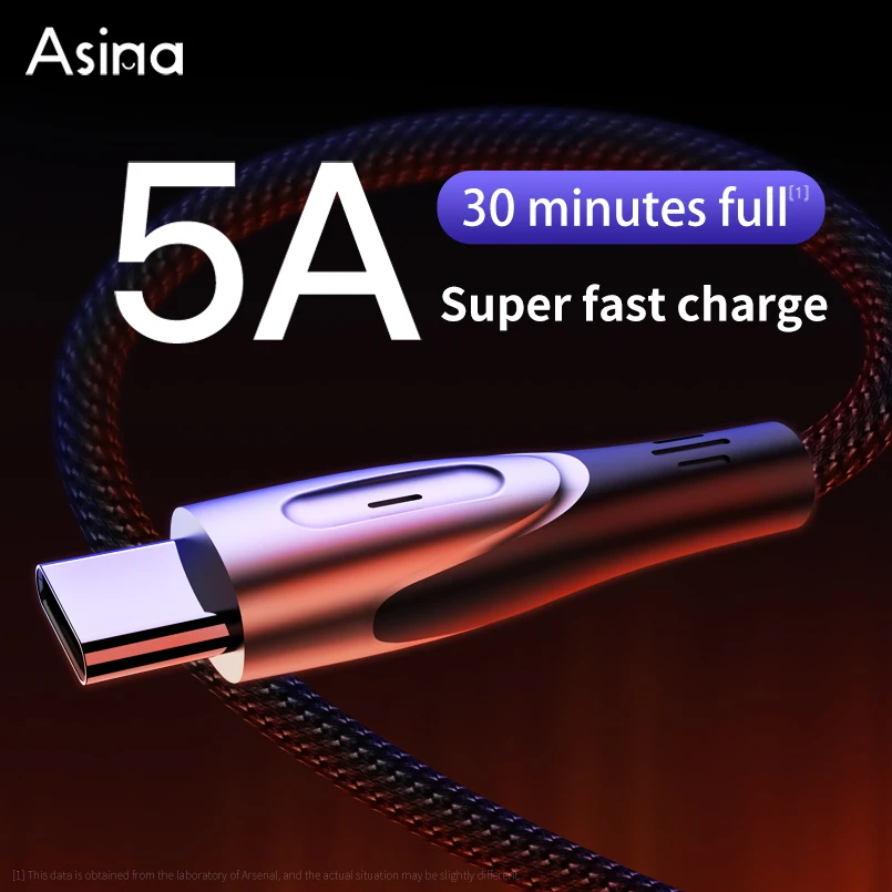 

USB 5A Type C Cable For Huawei P30 P20 Pro lite For Xiaomi Redmi Note 7 USB Fast Charging Type-C Cable For Samsung Galaxy S10