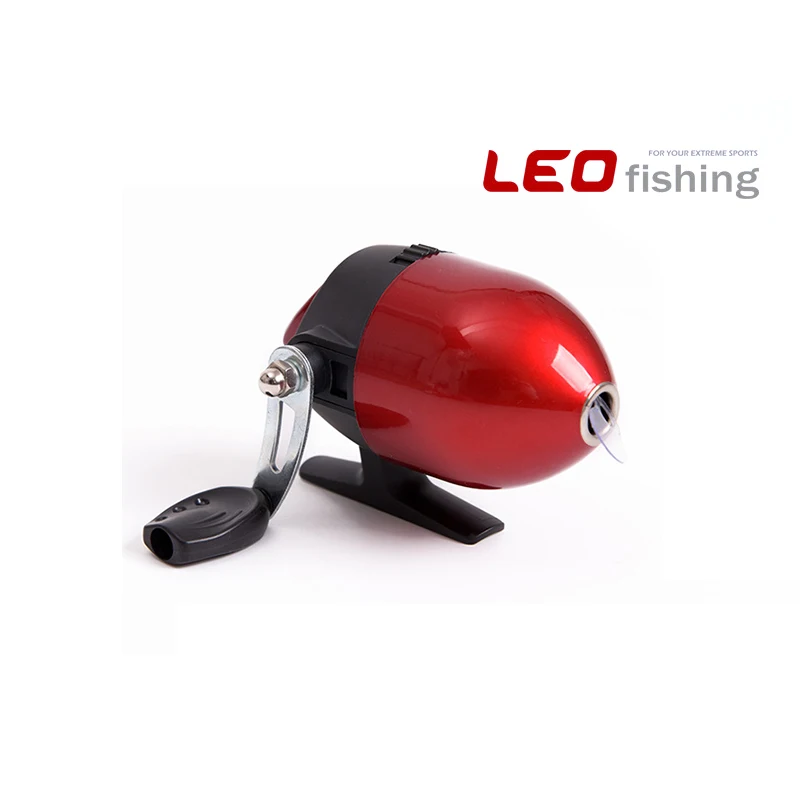

2017 New Style LEO Closed Fishing Reels Spherical Concealed Catapults Control Hunting Fishing Wheel 3:1 Gear Ratio Red Metal