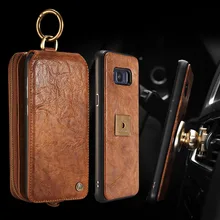 Caseme кожа Чехол для Samsung Galaxy S8 s 8 плюс 360 полная Защита силиконовый чехол с палец кольцо капа