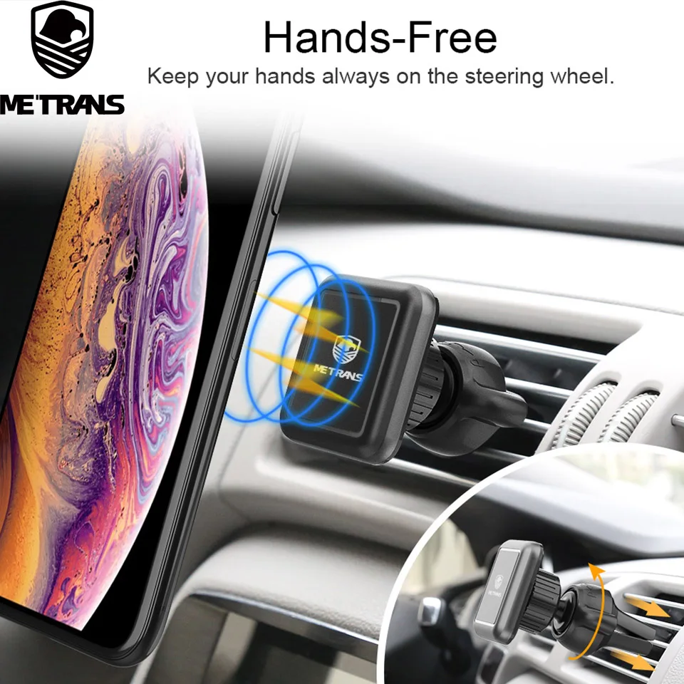 Metrans Magnetic Car font b Phone b font Holder Air Vent Car font b Phone b