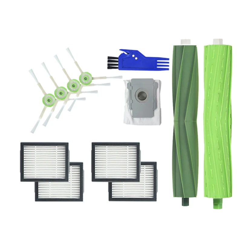 

Vacuum Cleaner 1 Set Bristle Brush+4x Side Brush+4x Filters+1x Dust Bags+1x Small Brush For Irobot Roomba I7 I7+/I7 Plus E5 E6