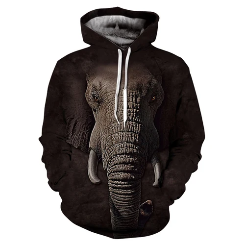 hoodie the cool elephant