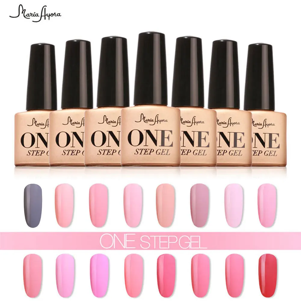 Гель для ногтей one step лак Лаки 7 мл Nail Art Base Ccoat Повседневное топы со светодиодной ультрафиолетовой лампой, нет базовый лаки для ногтей Nail Art