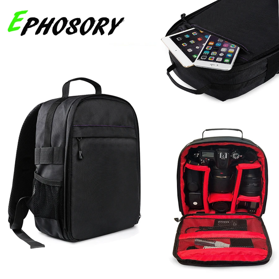 Hot !!! SLR Backpack Photo Camera Backpack Designer Camera Case Bag
