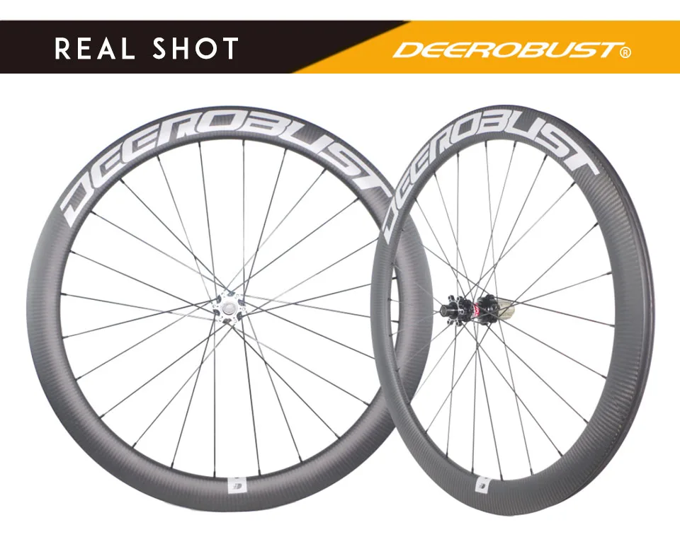 road carbon wheelset real shot