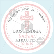 100 шт., 3-7 см, индивидуальный заказ, Крещение, Крещение, наклейки для маленьких девочек, конфеты коробки для подарков этикетки