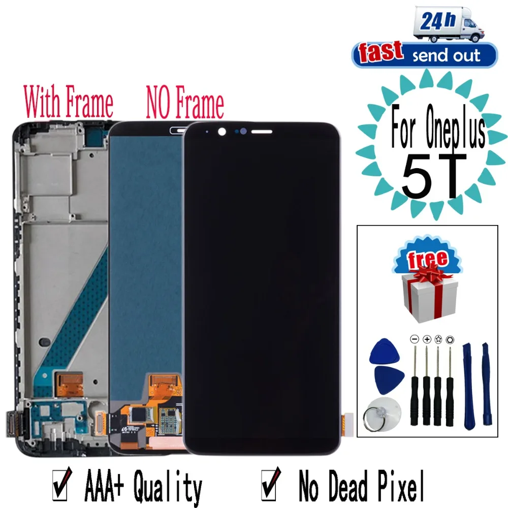 

6.01" 5T LCD For Oneplus 5T LCD Display Touch Screen Digitizer Assembly Replacement For Oneplus5T